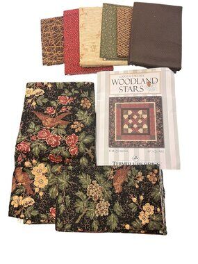 Lodge & Lakeside Woodland Stars Thimbleberries 4th Quarter 44" Square Fabric Kit